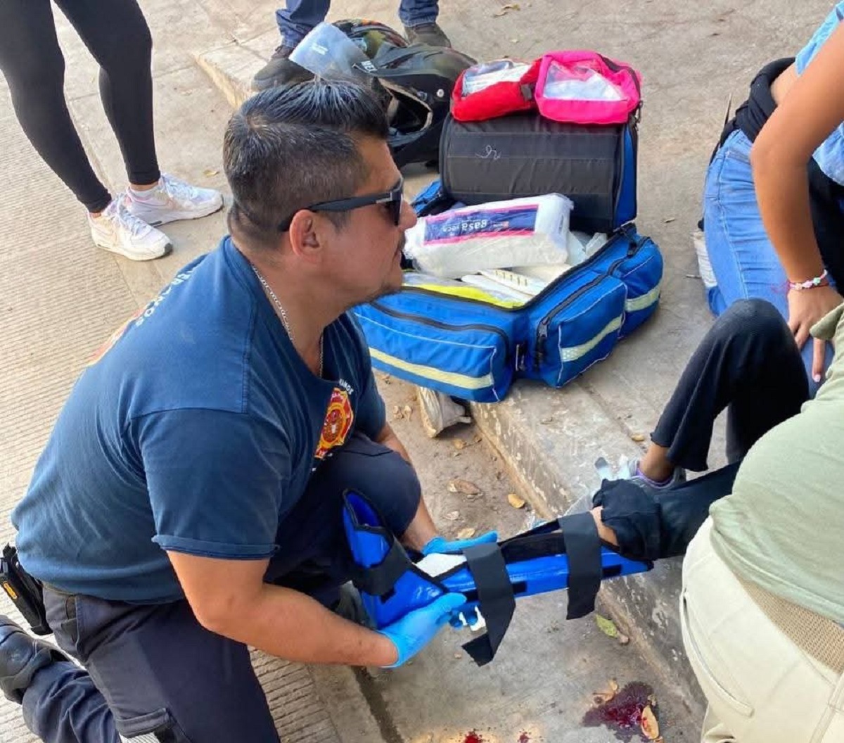 Niña de 7 años resulta lesionada tras ser impactada por una motocicleta en Mazatlán