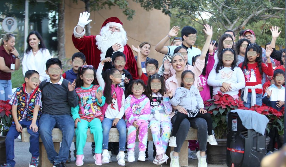 Niñas, niños y adolescentes de Mazatlán despiden el 2024 con alegría junto a Estrella Palacios