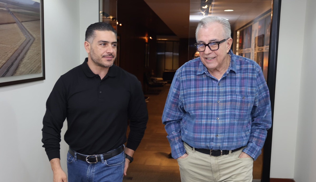 Omar García Harfuch, secretario de Seguridad en México y Rubén Rocha Moya, gobernador de Sinaloa