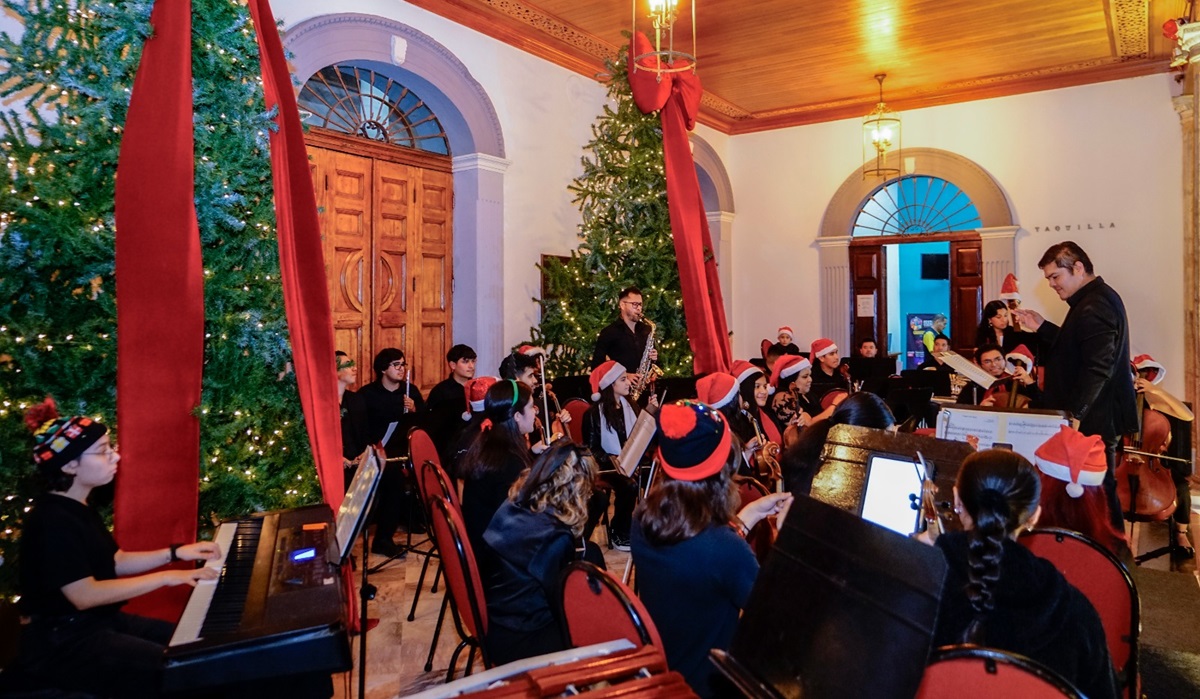 Orquestas Infantil y Juvenil del CMA presentan emotivos conciertos navideños en Mazatlán