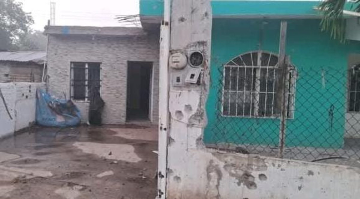 Rafaguean inmueble en Costa Rica durante las balaceras de este jueves, al sur de Culiacán