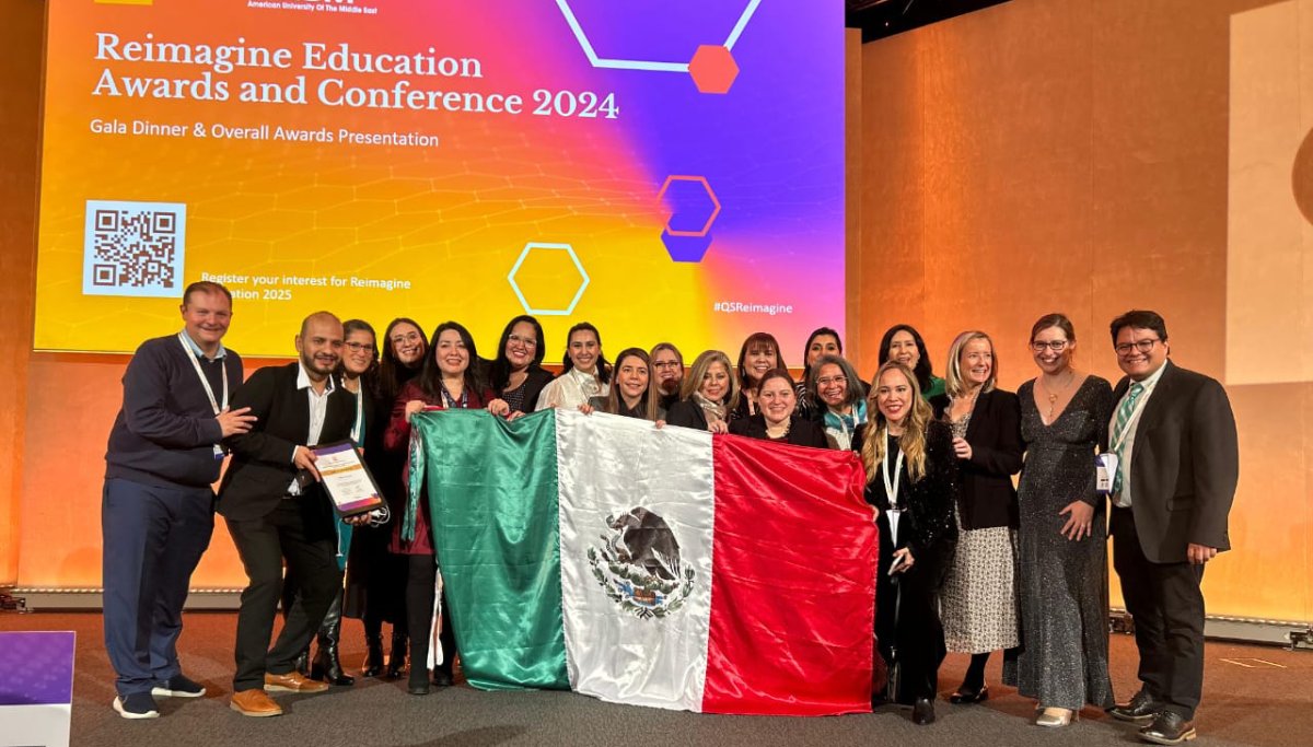 Proeduca Sinaloa destaca en los premios QS Reimaginando la Educación 2024 en Londres