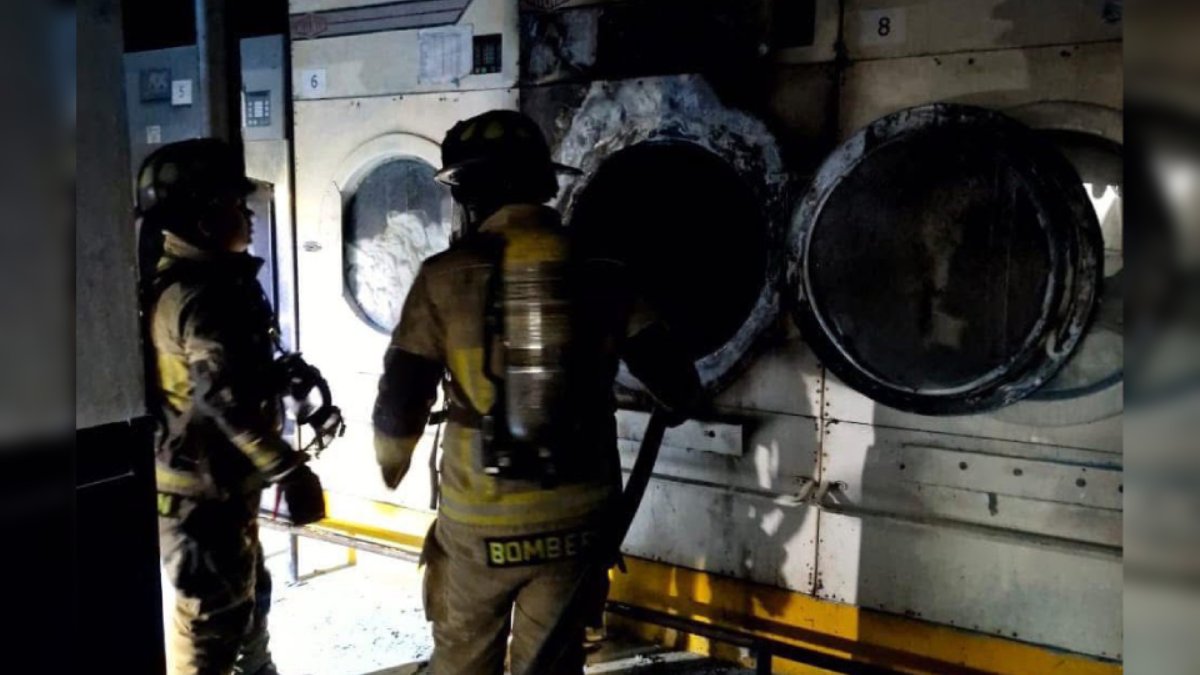 Se incendia lavandería de hotel en Cerritos Mazatlán; el fuego no causó mayores pérdidas, ni víctimas