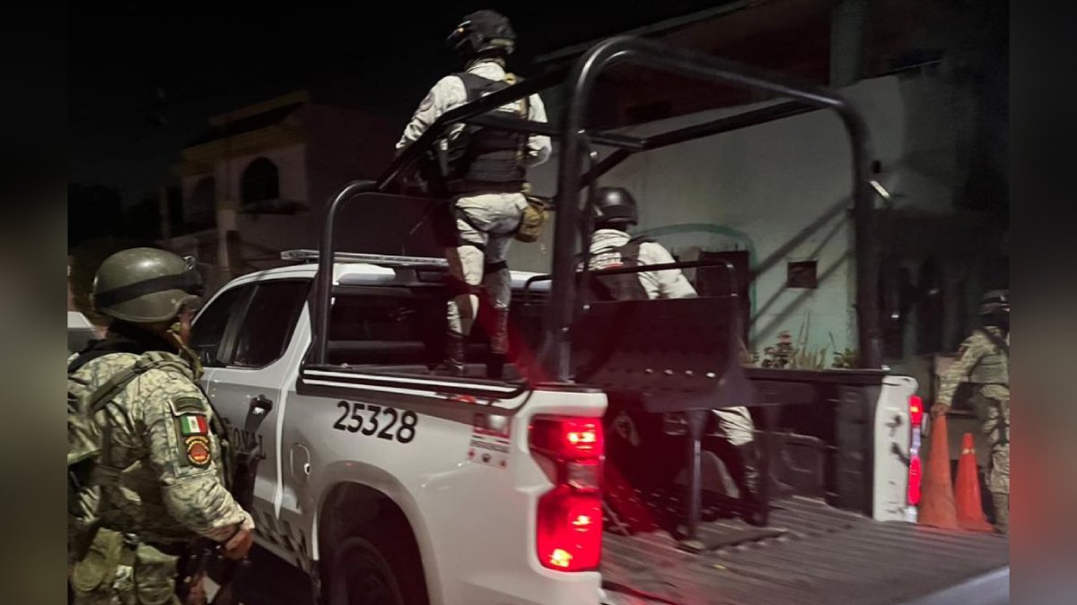 Se registra persecución a balazos entre Guardia Nacional y civiles armados en Aguaruto