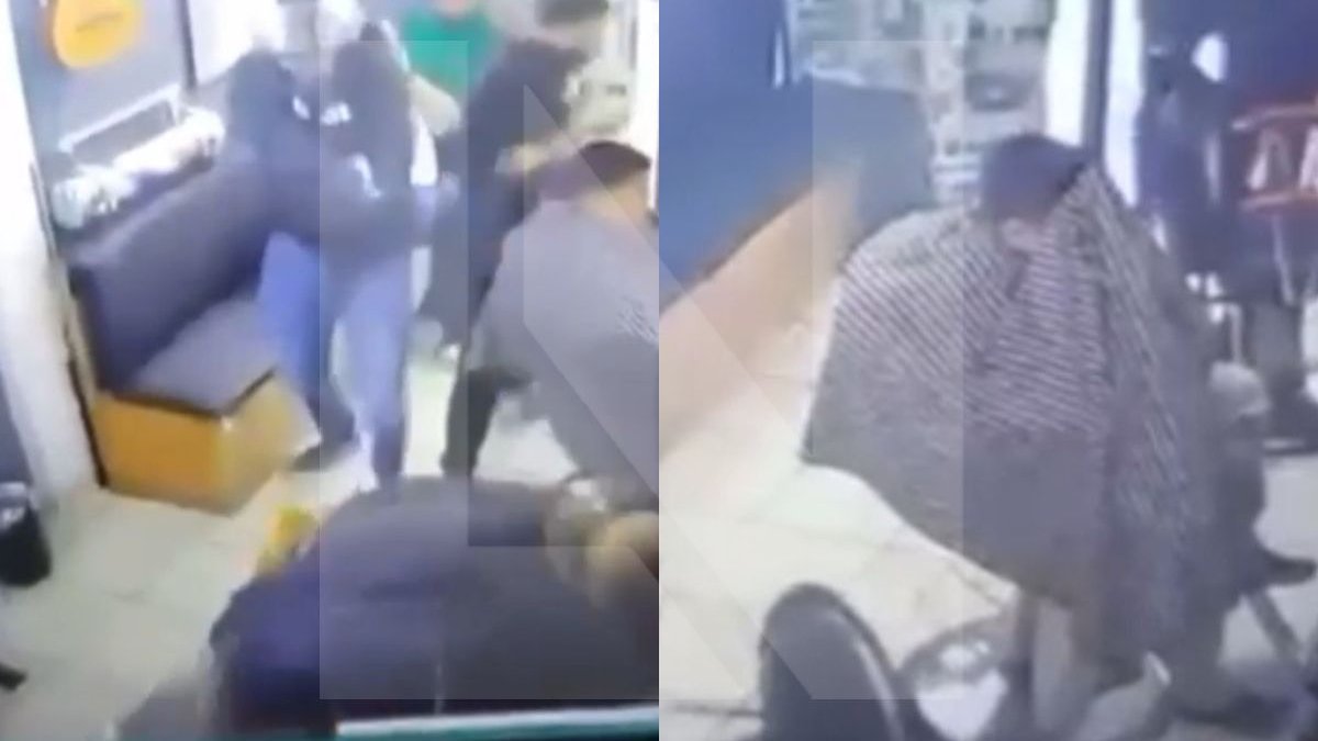 Quedó grabado el asesinado en barbería de Los Mochis; había un niño cortándose el cabello en el lugar