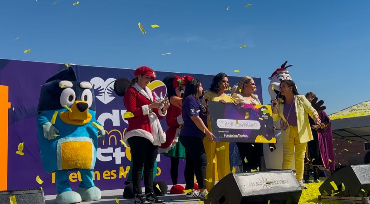 En Hersa Corporativo ‘son orgullosamente tercos’, se suman con donativo al Teletón 2024