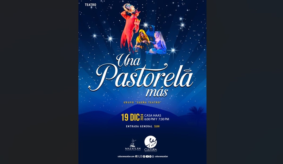 ‘Una Pastorela Más’ llegará a Casa Haas con humor y sabor mazatleco este jueves