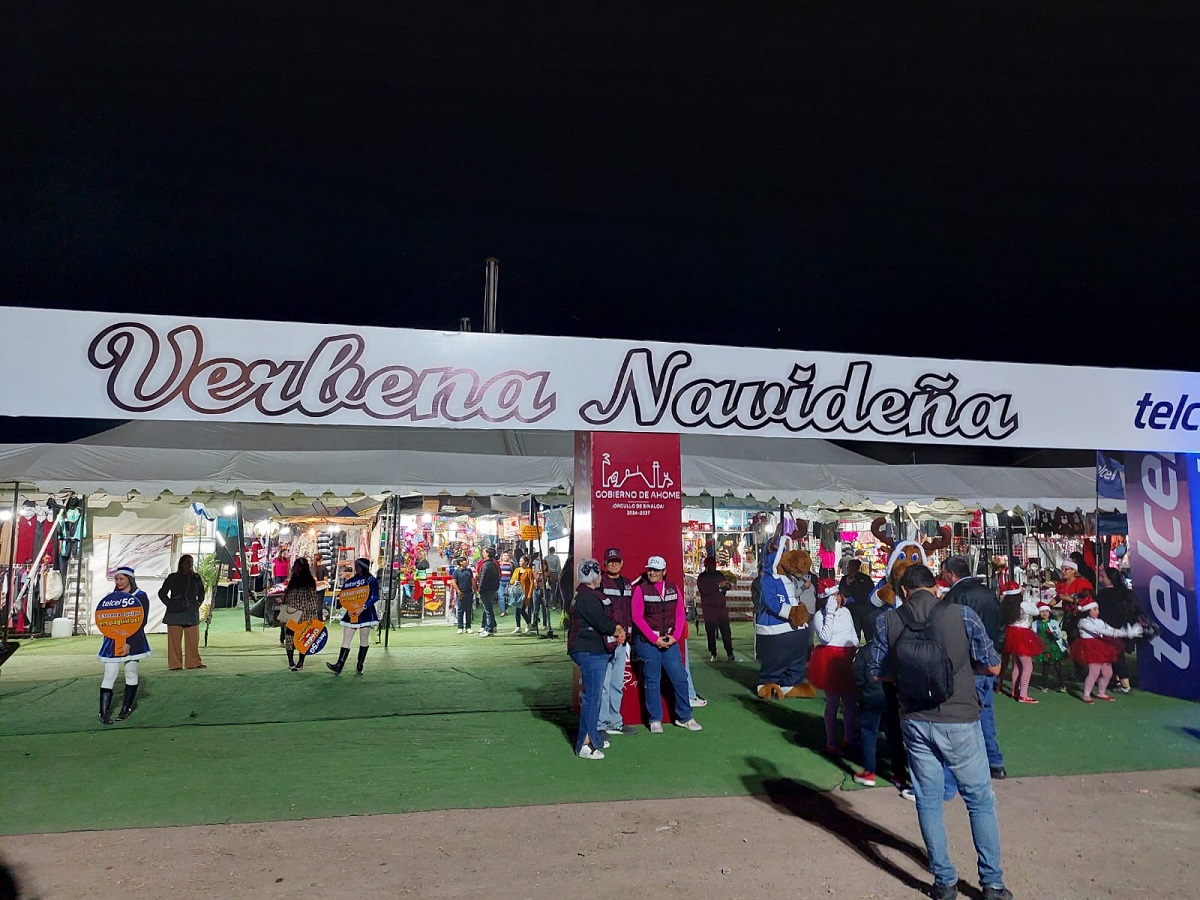 Pocas ventas en la Verbena Popular Navideña de Los Mochis