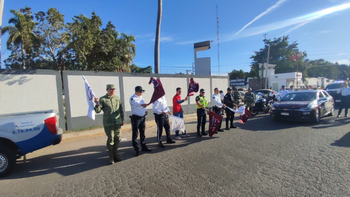 Dirección de Tránsito Municipal de Ahome llevaba a cabo su desfile concientización de hechos viales
