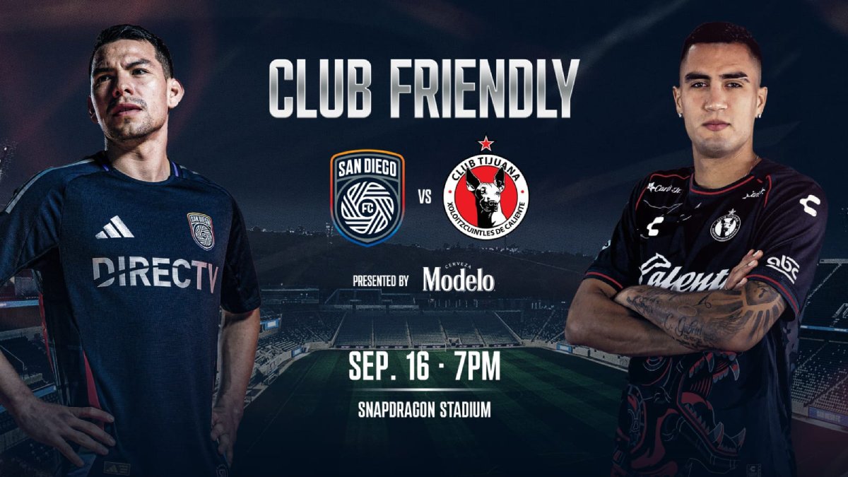 Xolos de Tijuana y San Diego FC disputarán partido amistoso