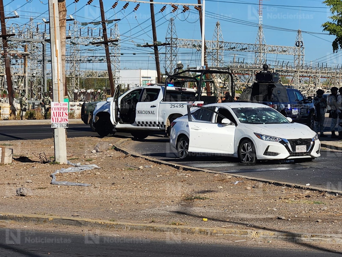 Atacan a balazos a agentes de la Fiscalía General de Sinaloa en Culiacán; hay un elemento herido