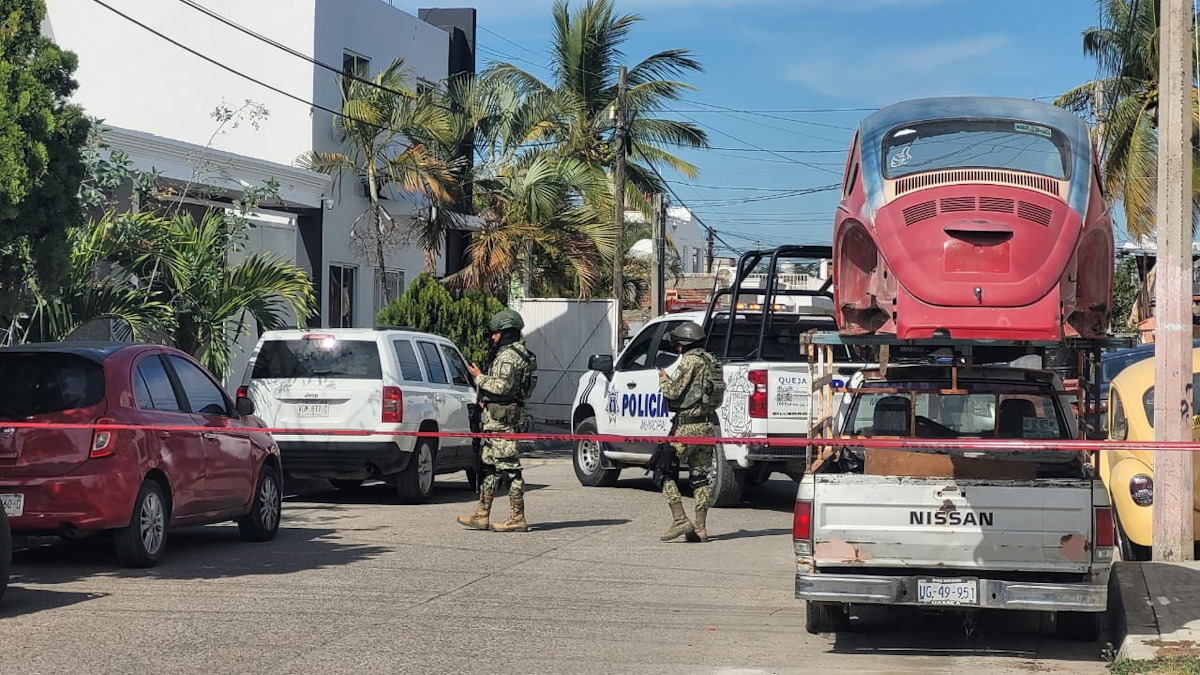 Atacan a balazos una vivienda en la colonia Francisco Villa en Mazatlán