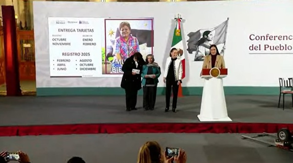 Pensión Mujeres Bienestar | Arranca entrega de tarjetas en “La Mañanera”