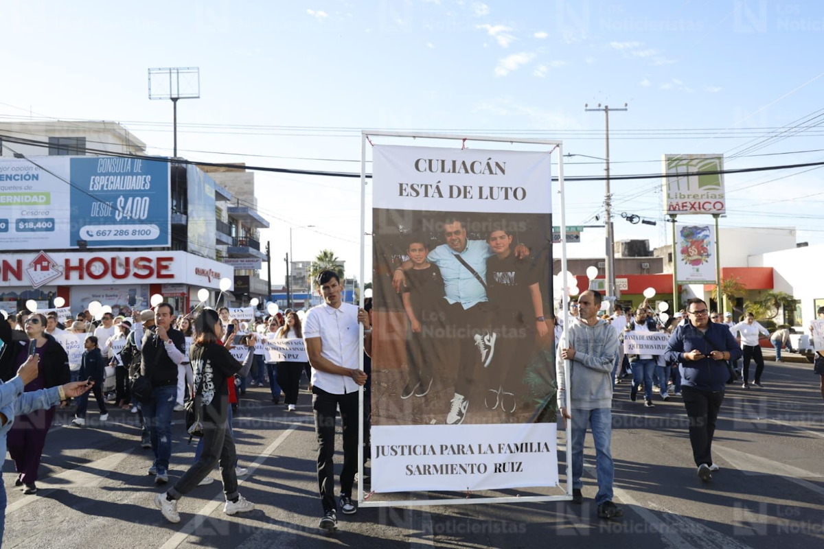 La sociedad ya está cansada: PAN Sinaloa tras manifestación por Gael, Alexander y su padre
