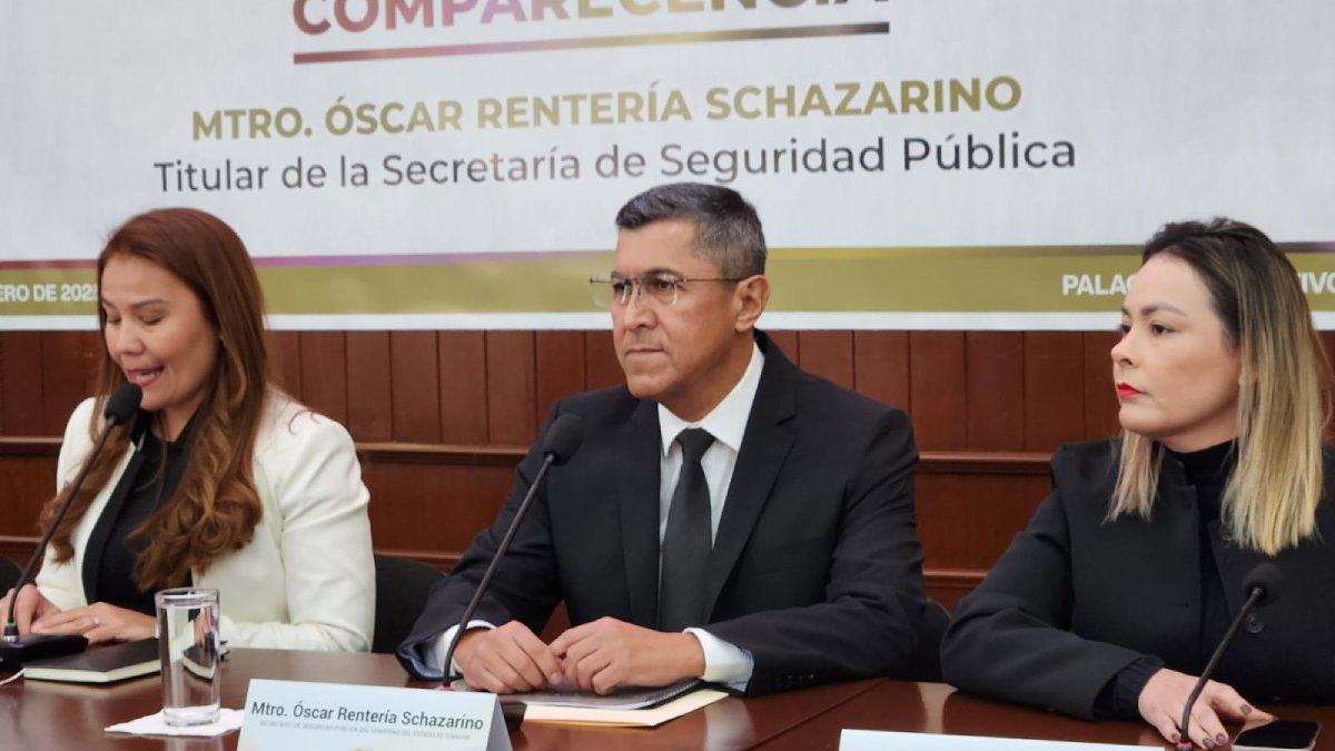 “No lo vi de manera personal”, Rentería Schazarino tras visita de García Harfuch a Sinaloa
