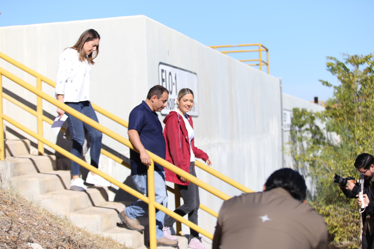 Supervisa Estrella Palacios y Jumapam trabajos de mantenimiento a la potabilizadora Miravalles