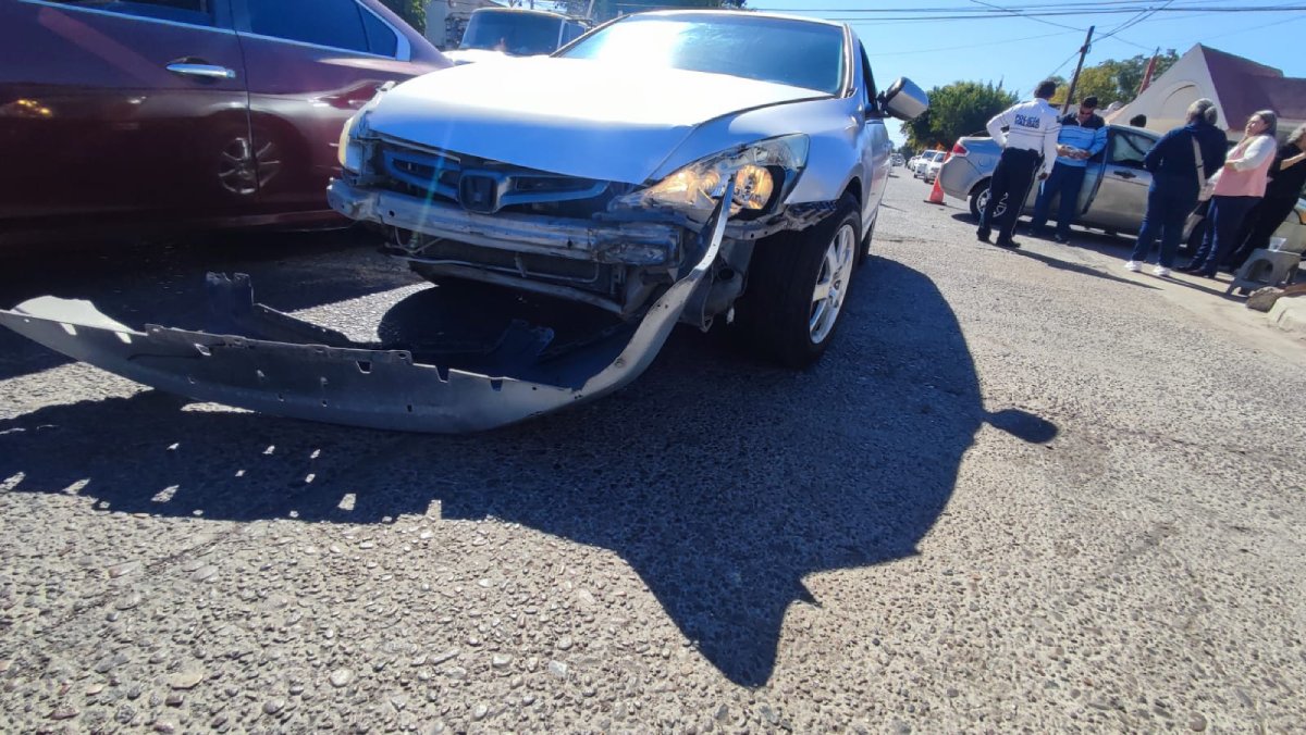 Accidente en el sector centro de Los Mochis deja una menor lesionada