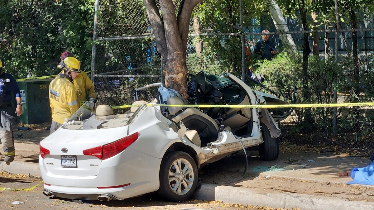 ¡Son estudiantes de Criminalística! Muere Roberto y hay tres heridos en fuerte accidente en el Malecón Nuevo, Culiacán