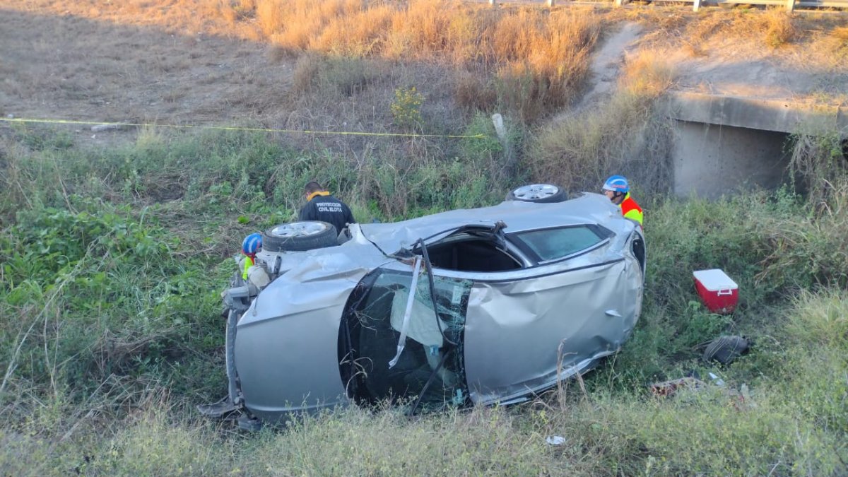 Se registra trágico accidente en Elota; el saldo es de un fallecido y un herido