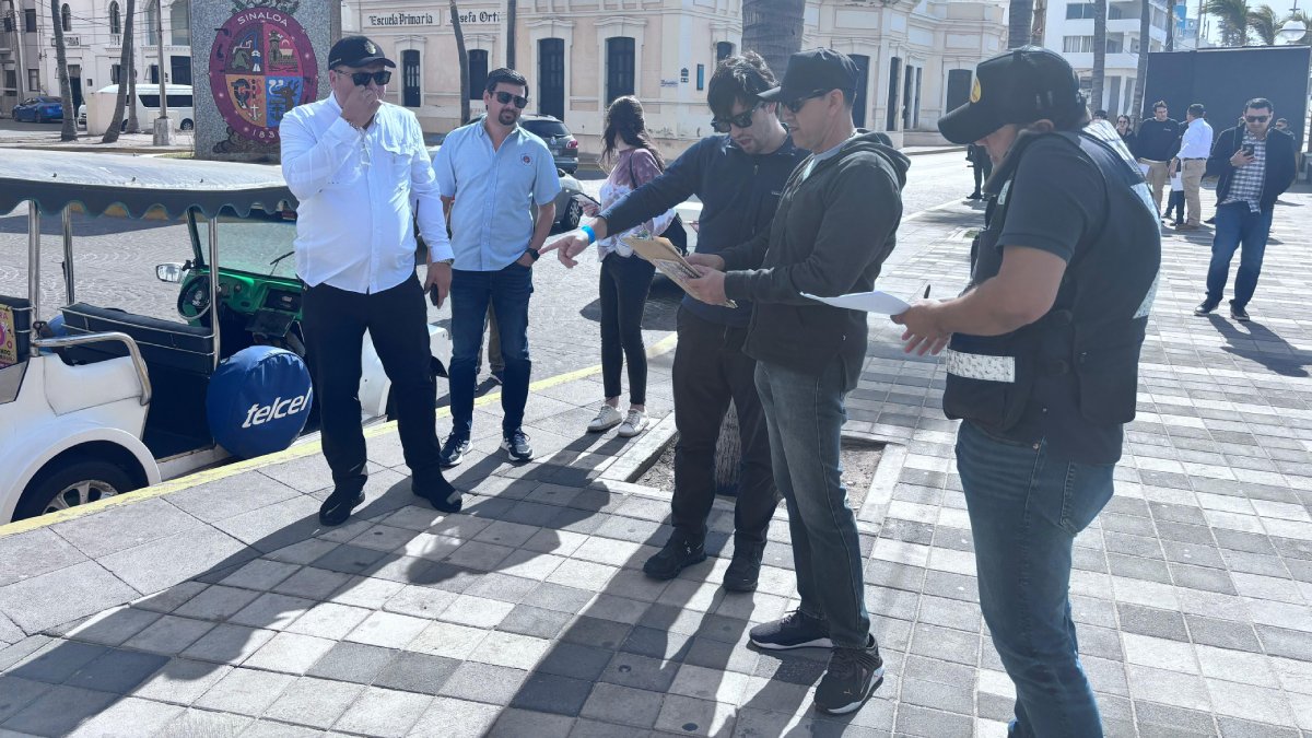 ¡Saquen las serpentinas! Autoridades y patrocinadores afinan detalles en zona carnavalera de Mazatlán