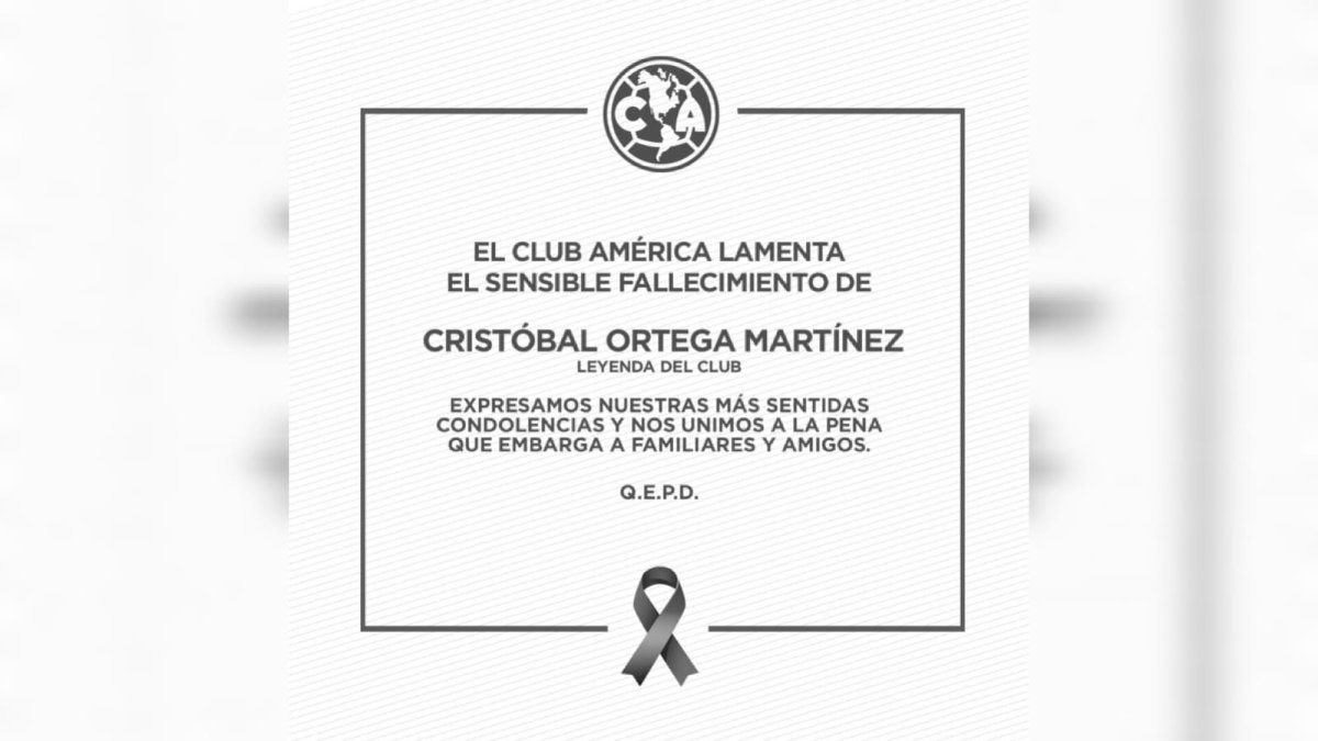 ¡El América de luto! Murió Cristóbal Ortega