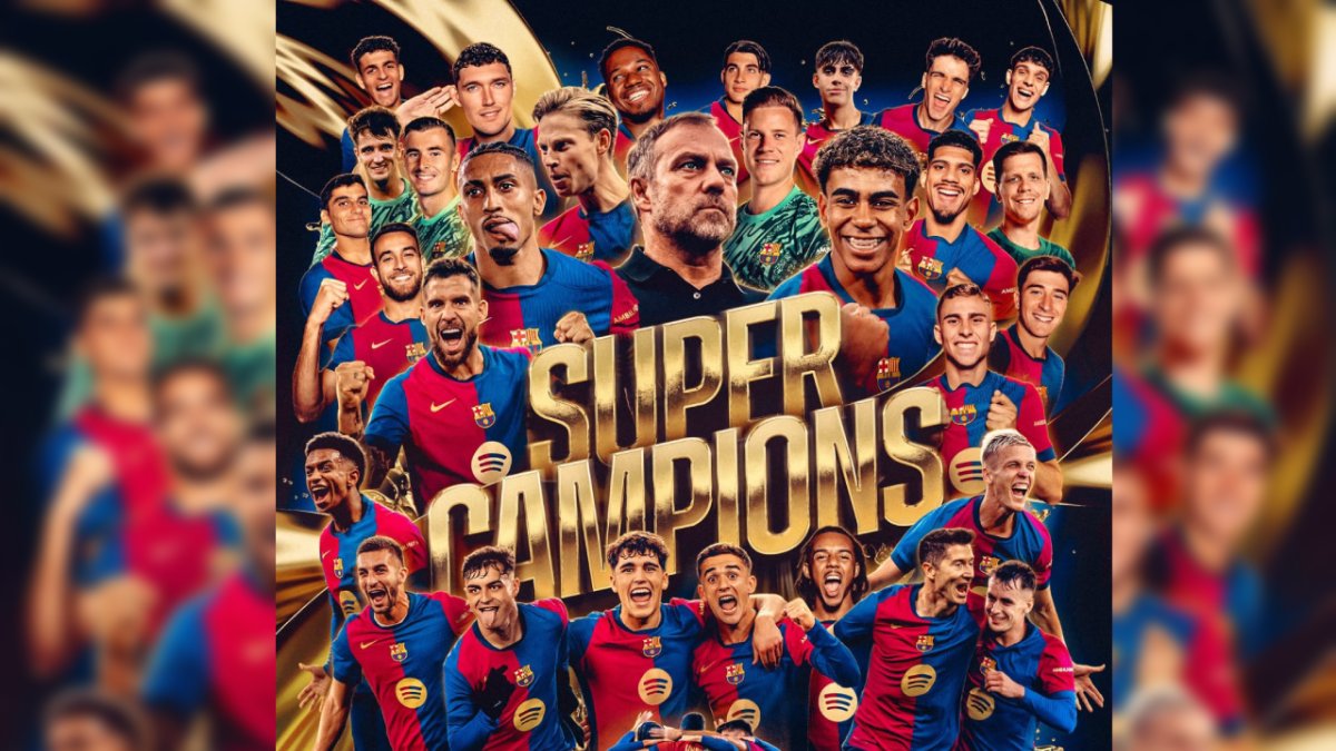 El Barca golea al Real Madrid y es el campeón de la Supercopa de España