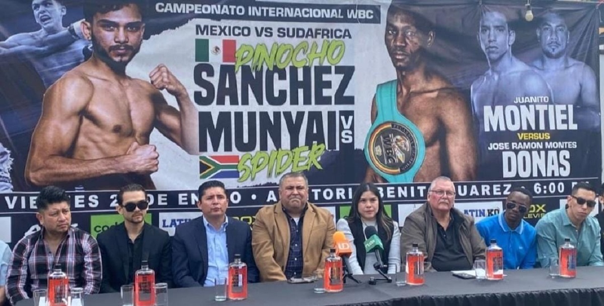 ‘Pinocho’ Sánchez y el ‘Spider’ Tshifhiwa por el campeonato del mundo en Los Mochis