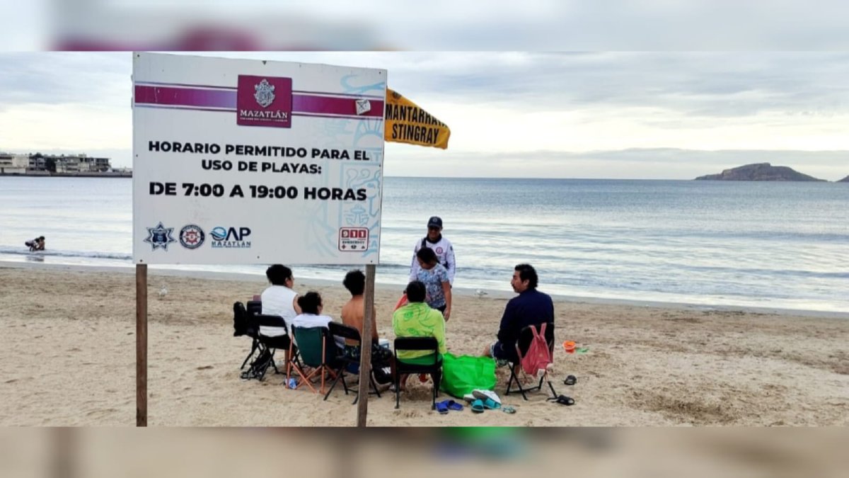 Restringe Capitanía de Puerto actividades en playas de Mazatlán