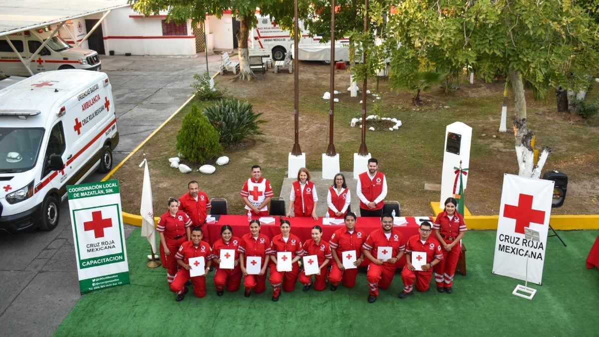 ¿Quieres ser paramédico? Cruz Roja Mazatlán ya abrió inscripciones para su carrera técnica en urgencias