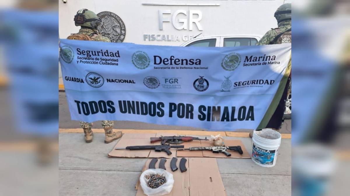 Aseguran más armamento, drogas y vehículo en Costa Rica, Culiacán