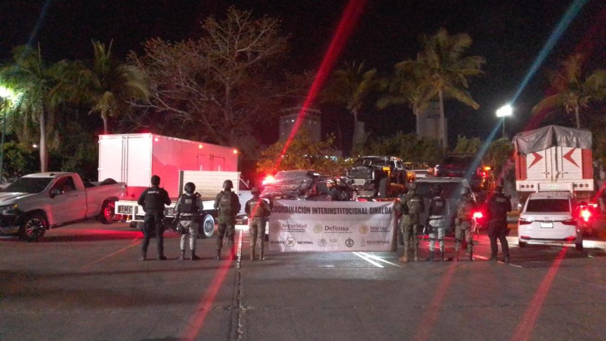 Armas, drogas, municiones y vehículos blindados fue lo decomisado en El Castillo, Mazatlán