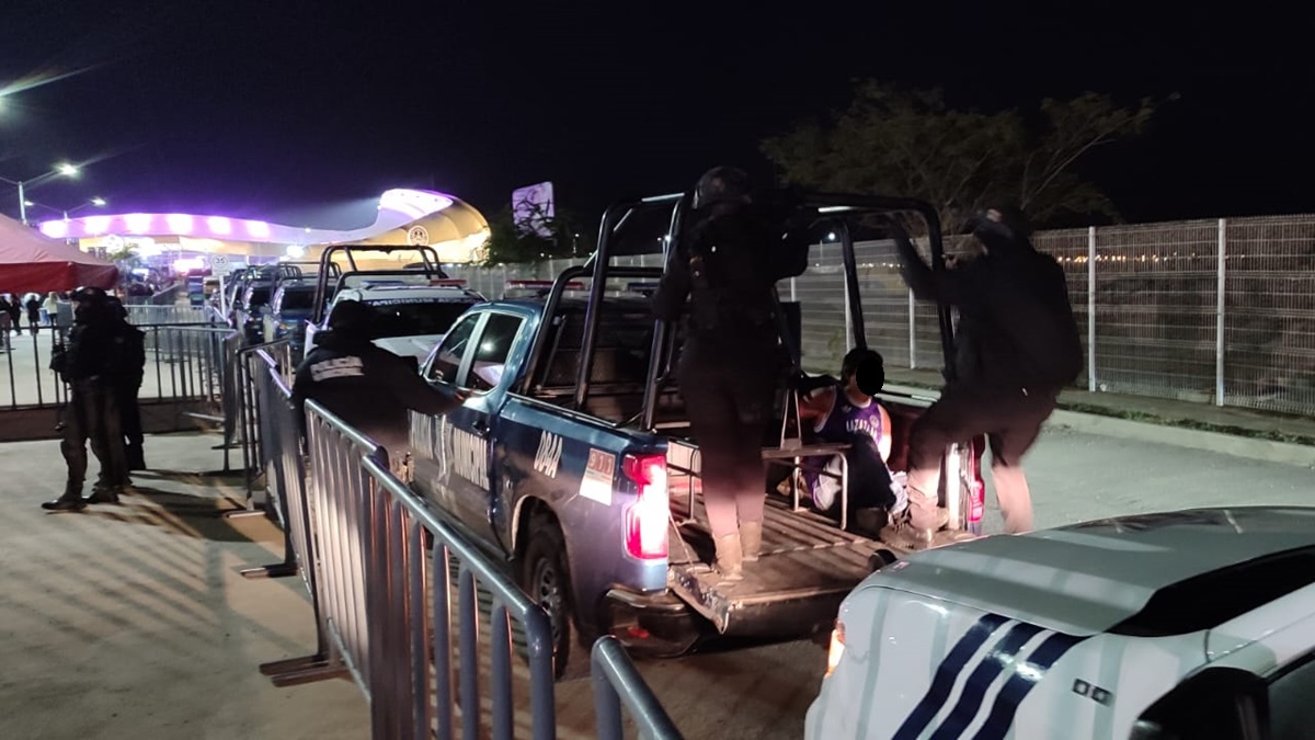Cuatro detenidos por alteración del orden en partido Mazatlán FC vs Bravos de Juárez