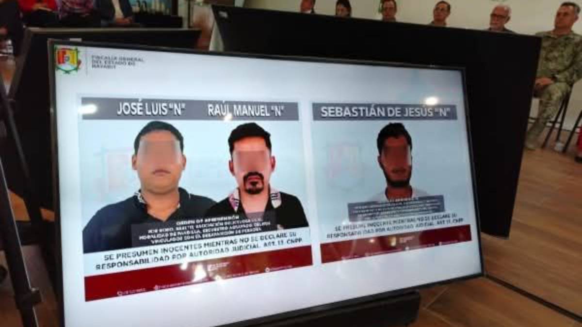 Aprehenden a tres sujetos vinculados en el asesinato de una familia de Sinaloa en Nayarit