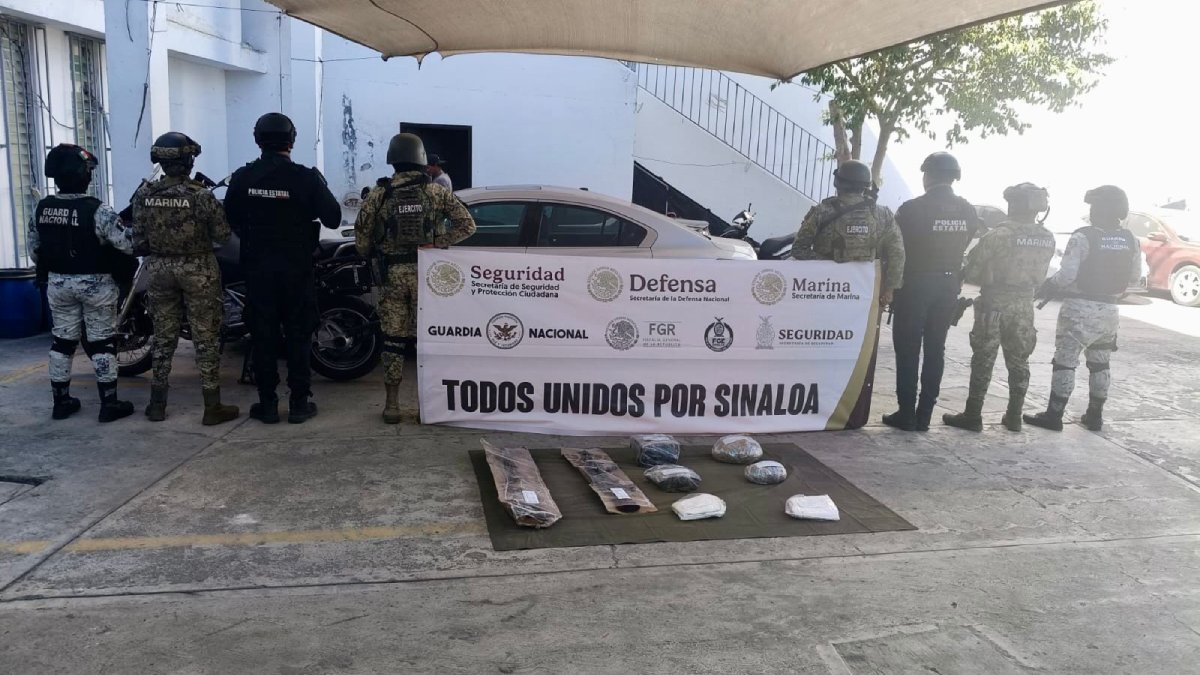 Decomisan armamento de alto poder en San Ignacio