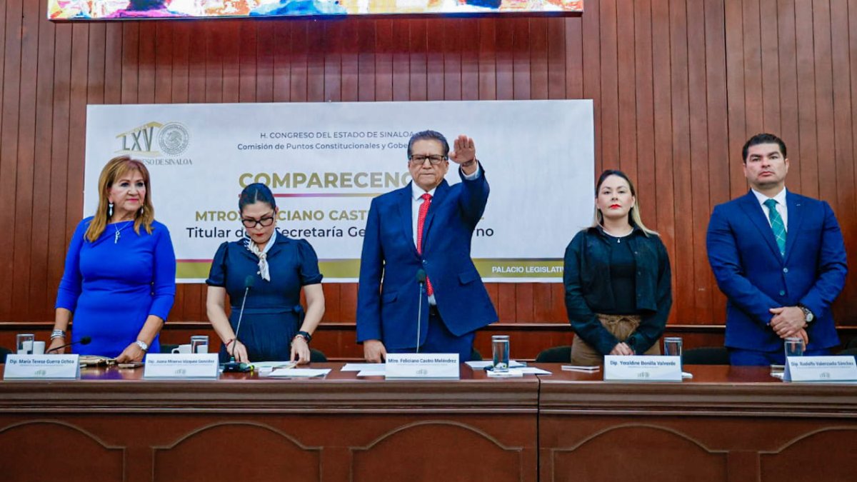 Feliciano Castro destaca atención humanista y ajustes en seguridad en su comparecencia ante el Congreso