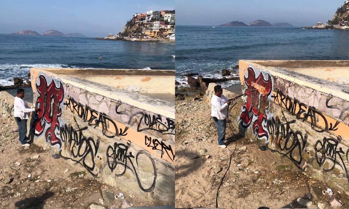 Trabajan para mostrar ‘un lindo’ Mazatlán; avanza Consejo Rector Centro Histórico en sanear de grafiti la ciudad