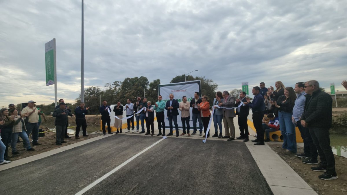 Inauguran en Guasave puente Vidafel, un paso más hacia el progreso