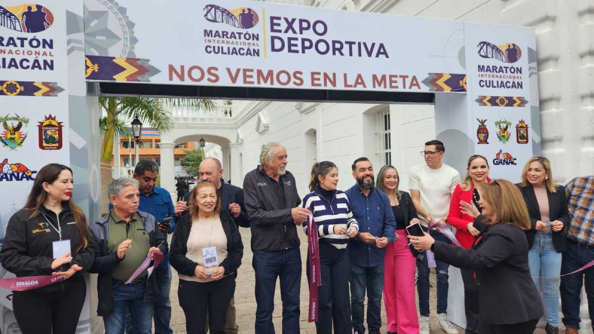 Inauguran la Expo Deportiva del Maratón Internacional de Culiacán 2025