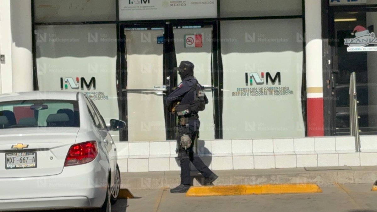¡Había salido a fumar! Intentan levantar a chino afuera del Instituto de Migración cerca de Palacio de Gobierno, en Culiacán