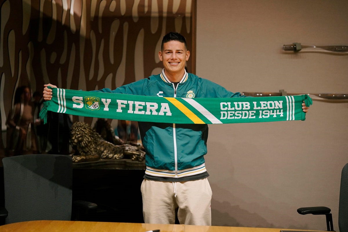 ¡Oficial! James Rodríguez es nuevo jugador de Club León