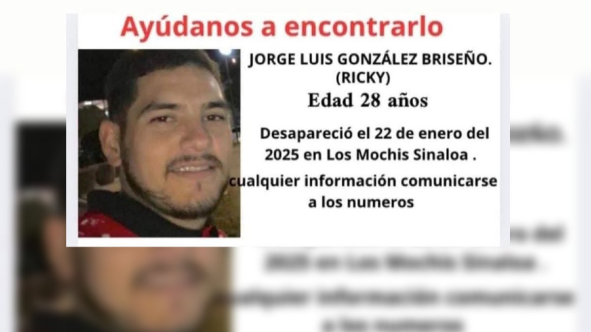 🆘 Jorge Luis desapareció en Los Mochis; sus familiares solicitan ayuda para encontrarlo