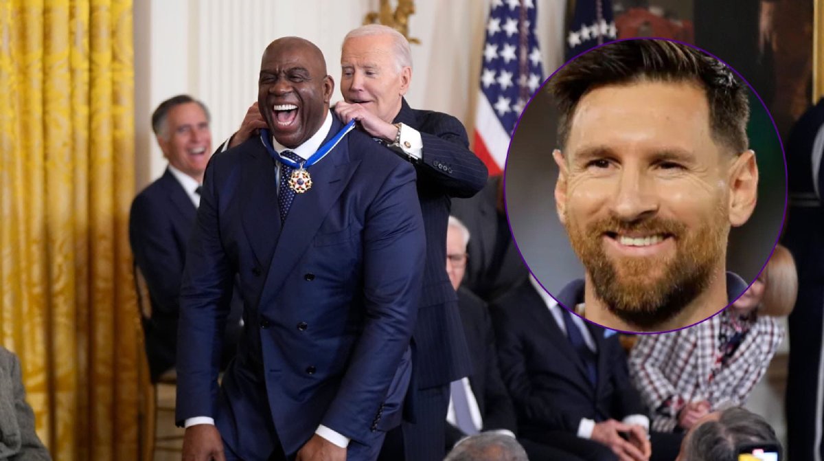 Lionel Messi es condecorado por Joe Biden en Estados Unidos pero no asistió