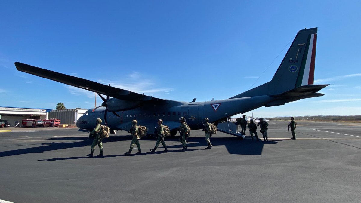 Llegan 600 militares a Mazatlán para reforzar la seguridad en el sur de Sinaloa