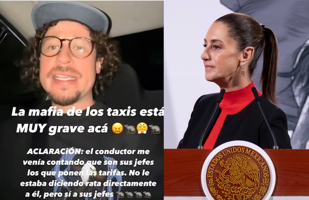 ‘Hay que cobrar lo que se debe’, Sheinbaum ante abuso en la tarifa de taxi a Luisito Comunica