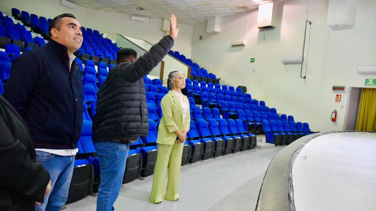 Alcaldesa de Salvador Alvarado busca rehabilitar el auditorio 27 de Febrero