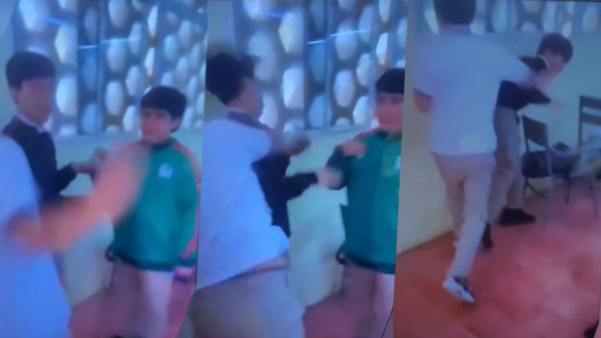 ¡Agresión! Golpean fuertemente a estudiante en el interior de una secundaria de Guasave