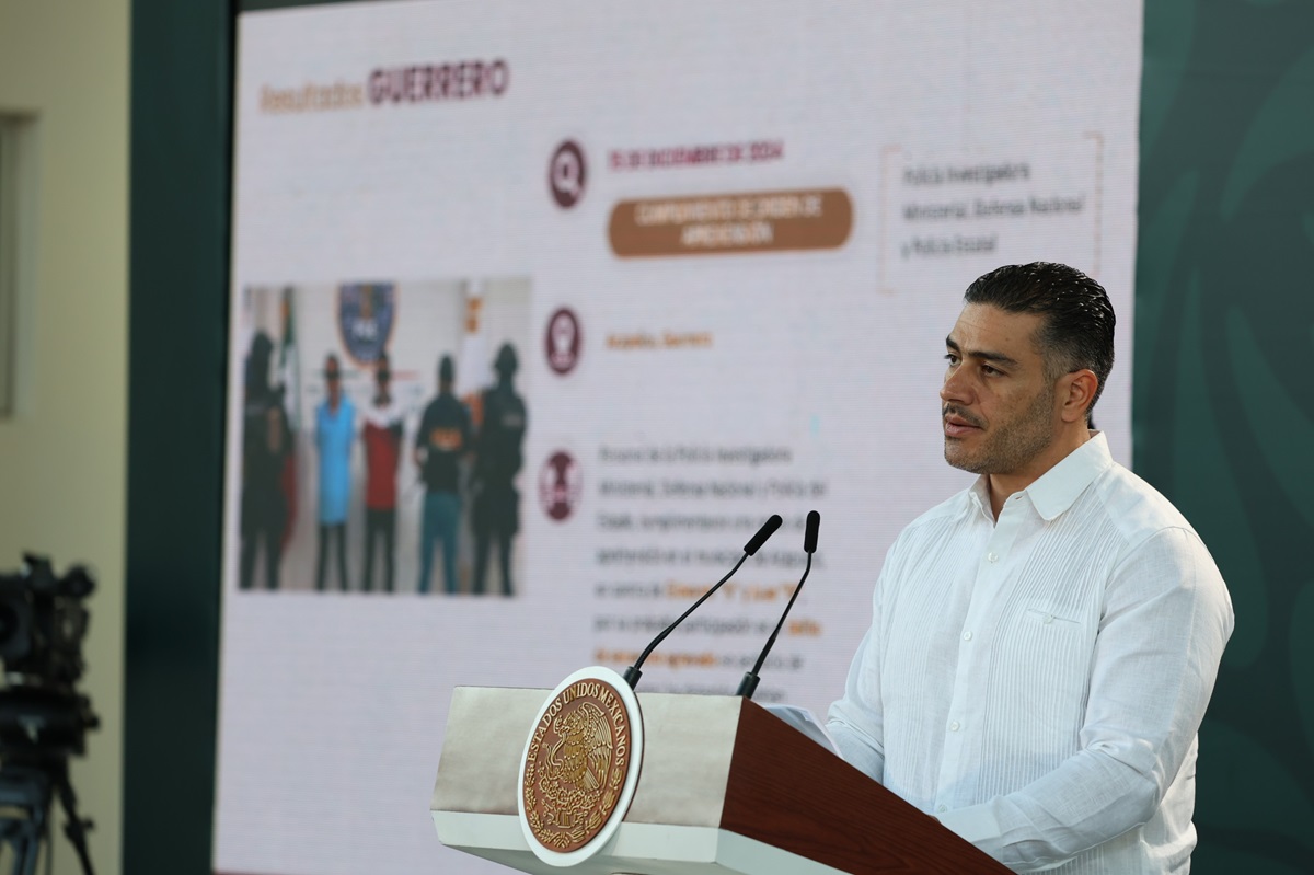 Ya no se ven convoyes de gente armada ‘patrullando’ la ciudad de Culiacán, destaca García Harfuch