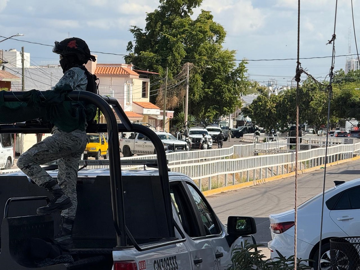 Tras operativo en el sector norte de la ciudad de Culiacán, sospechosos logran huir