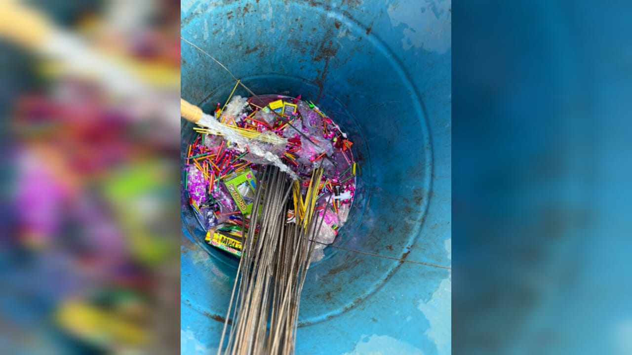 PC de Guasave destruye 40 kilos de pirotecnia decomisada en el operativo Guadalupe Reyes