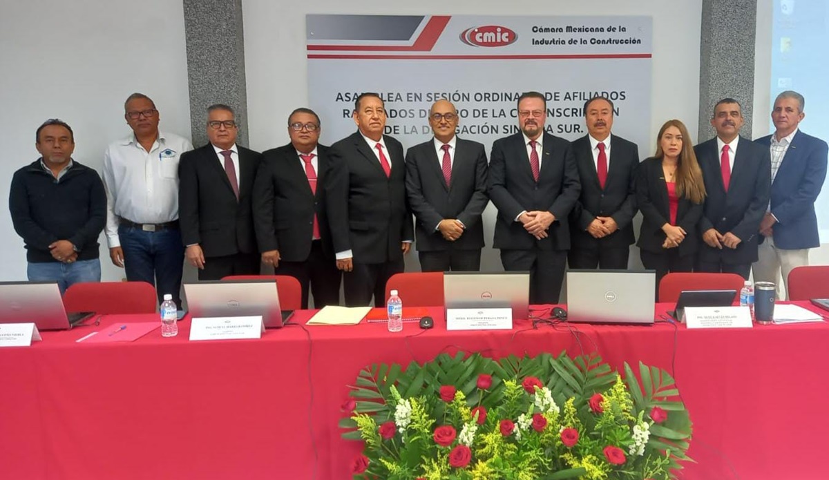 Reconocen y ratifican a Hugomar Peraza al frente de la CMIC Sinaloa Sur